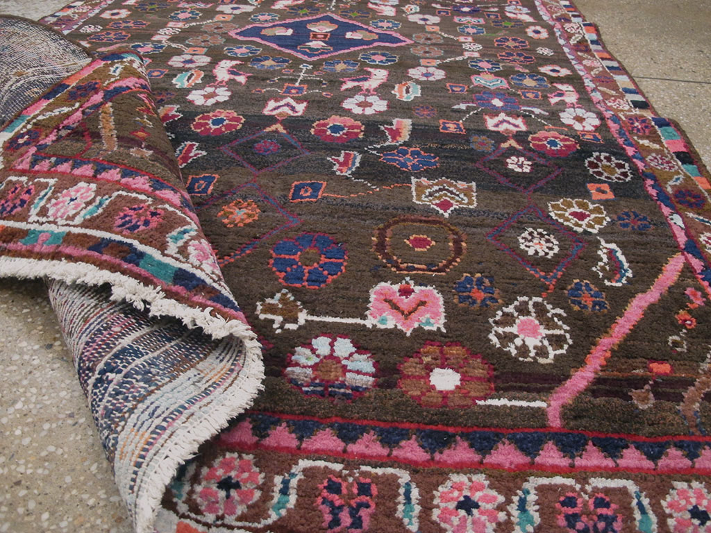 Vintage Persian Hamadan Rug, No.26936 - Gss