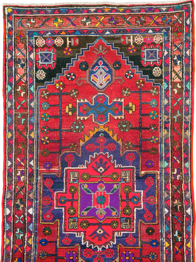 Vintage Persian Hamadan Rug, No.26941 - Gss