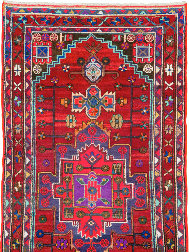 Vintage Persian Hamadan Rug, No.26941 - Gss