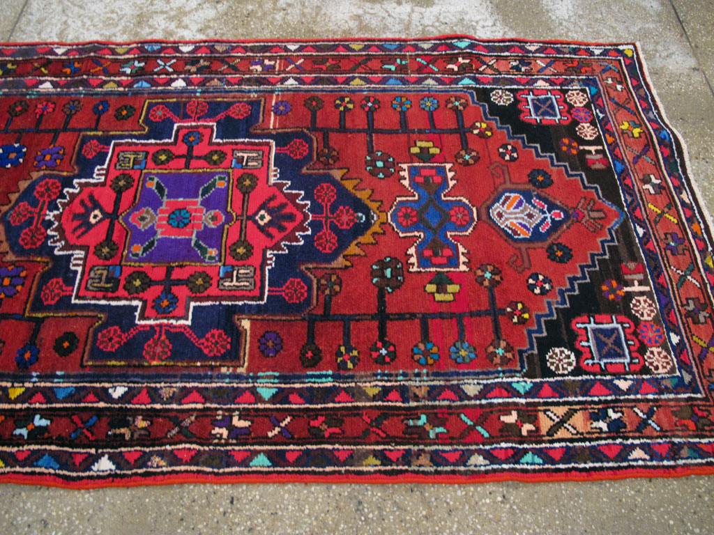 Vintage Persian Hamadan Rug, No.26941 - Gss