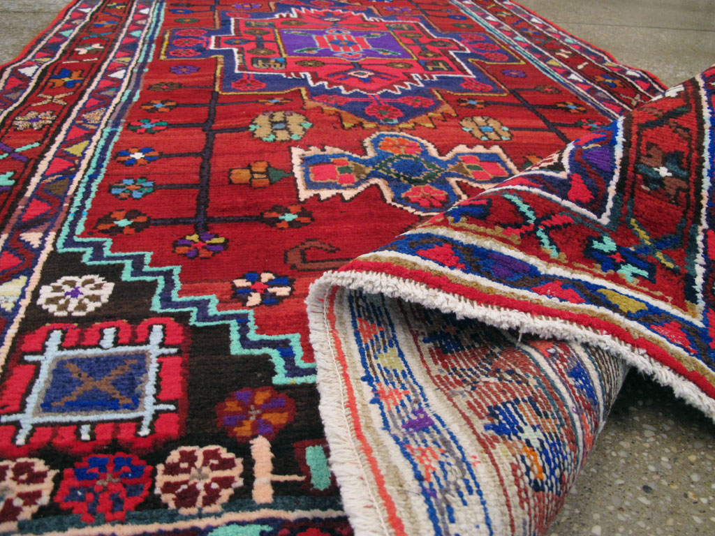Vintage Persian Hamadan Rug, No.26941 - Gss