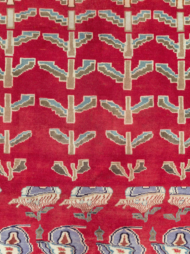 Vintage Persian Kashan Carpet, No.26942 - Gss