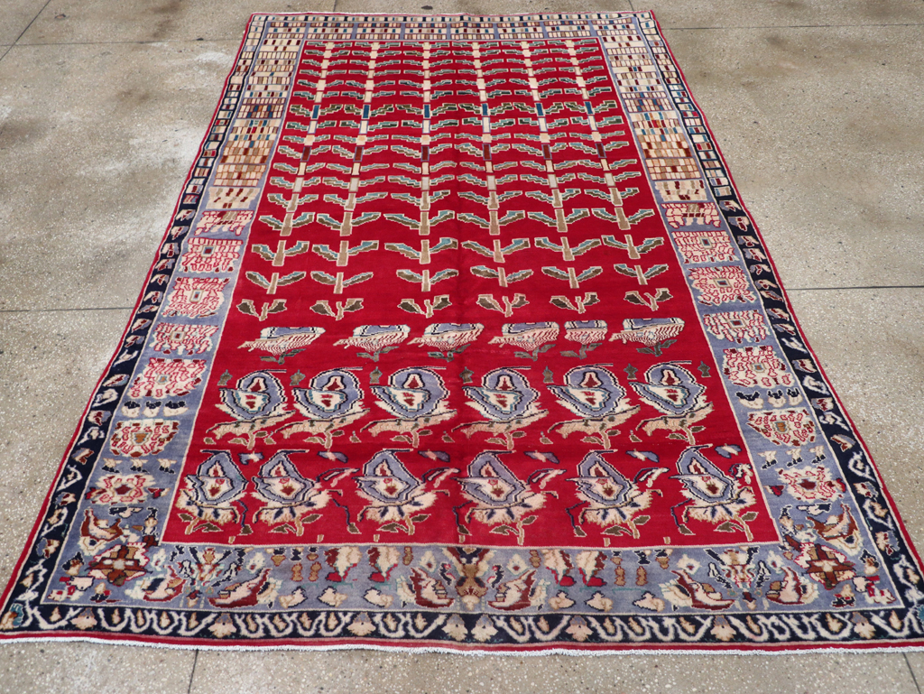 Vintage Persian Kashan Carpet, No.26942 - Gss