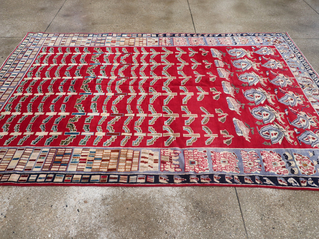 Vintage Persian Kashan Carpet, No.26942 - Gss