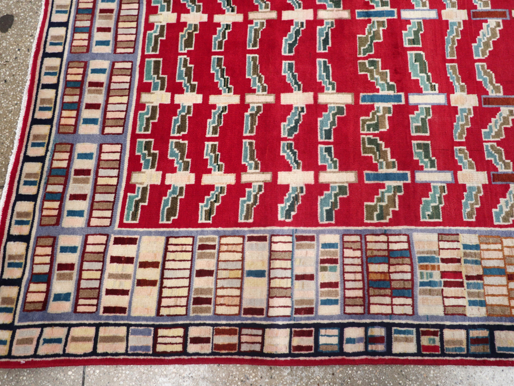 Vintage Persian Kashan Carpet, No.26942 - Gss