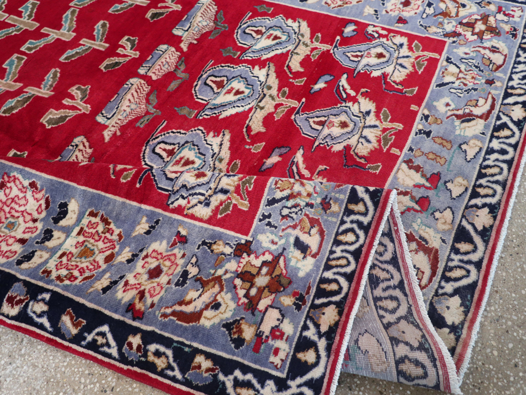 Vintage Persian Kashan Carpet, No.26942 - Gss