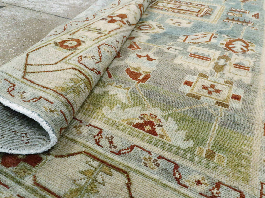 Vintage Persian Malayer Accent Rug, No.26945 - Gss