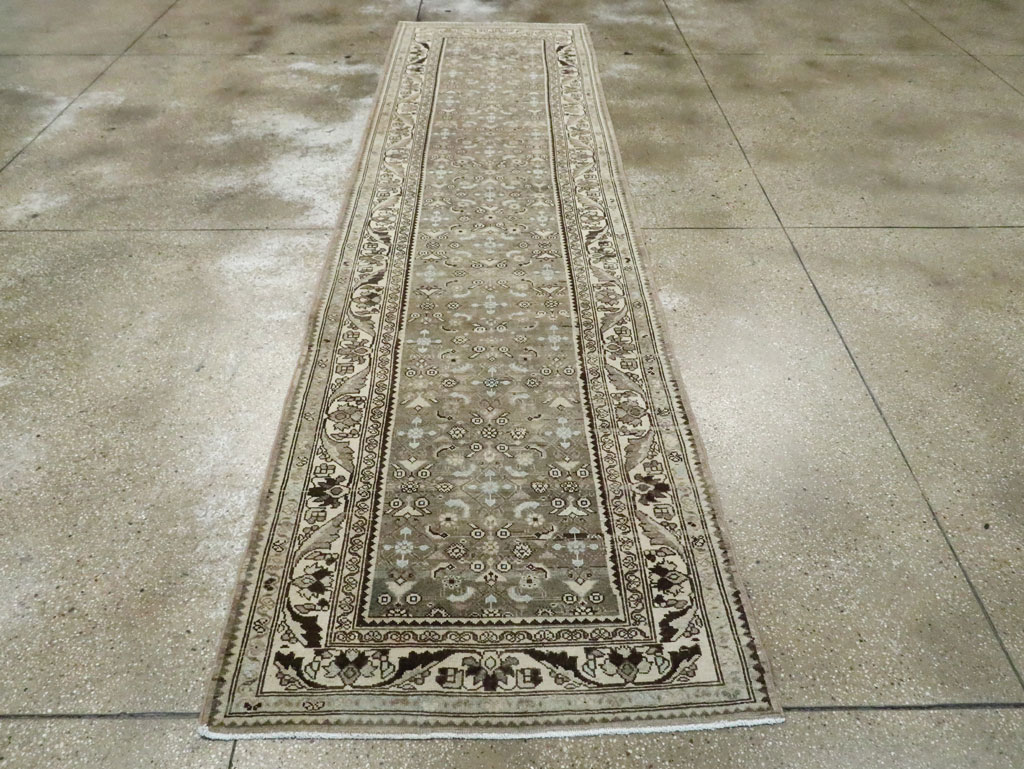 Vintage Persian Malayer Runner, No.26948 - Gss
