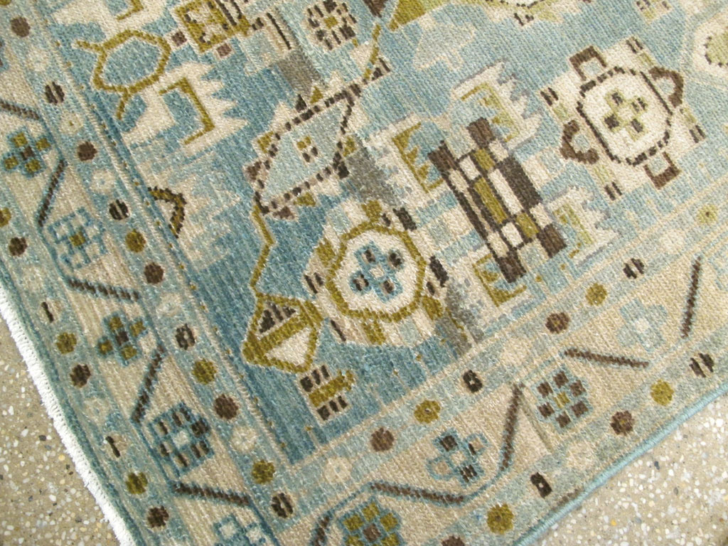 Vintage Persian Malayer Throw Rug, No.26951 - Gss