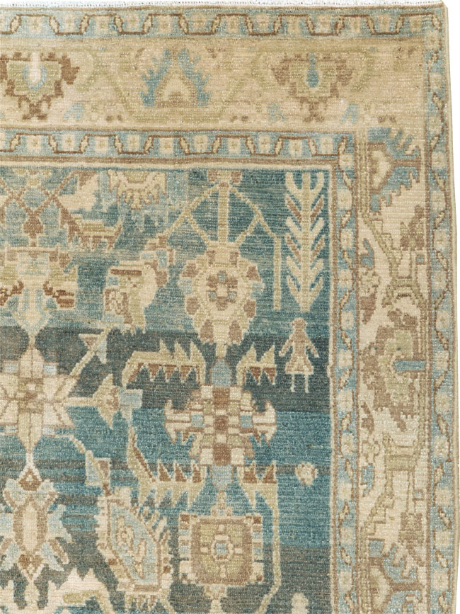 Vintage Persian Malayer Accent Rug, No.26956 - Gss