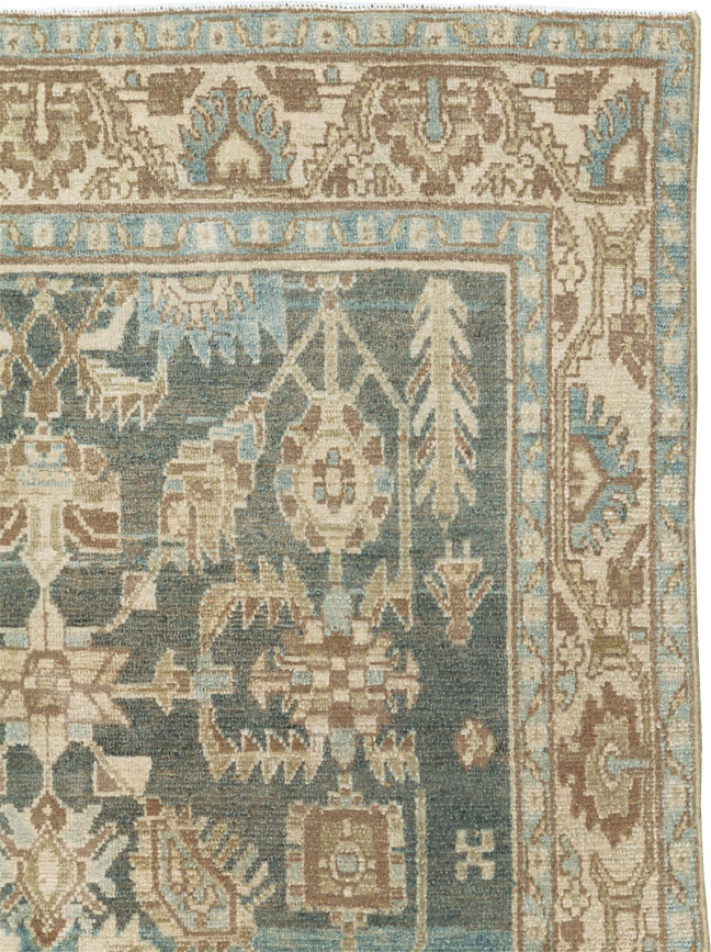 Vintage Persian Malayer Accent Rug, No.26956 - Gss