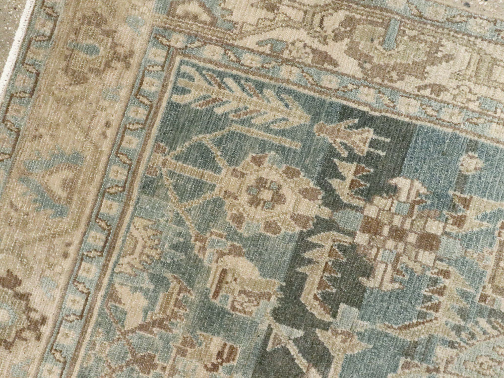 Vintage Persian Malayer Accent Rug, No.26956 - Gss
