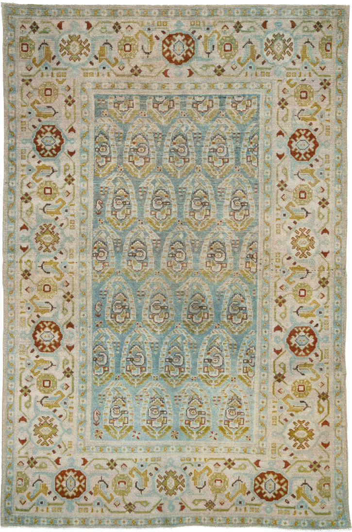 Vintage Persian Malayer Accent Rug (Pair: 1 of 2), No.26968 - Gss