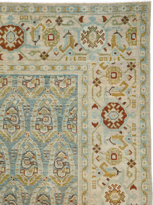 Vintage Persian Malayer Accent Rug (Pair: 1 of 2), No.26968 - Gss