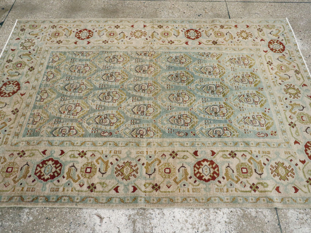Vintage Persian Malayer Accent Rug (Pair: 1 of 2), No.26968 - Gss