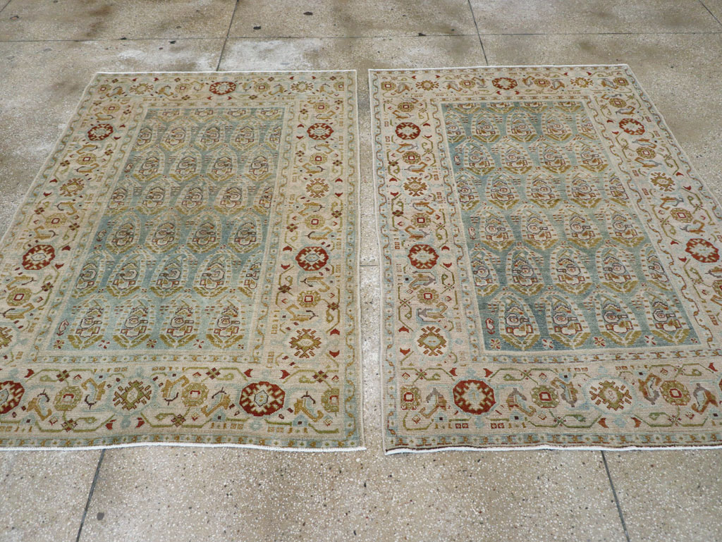 Vintage Persian Malayer Accent Rug (Pair: 1 of 2), No.26968 - Gss