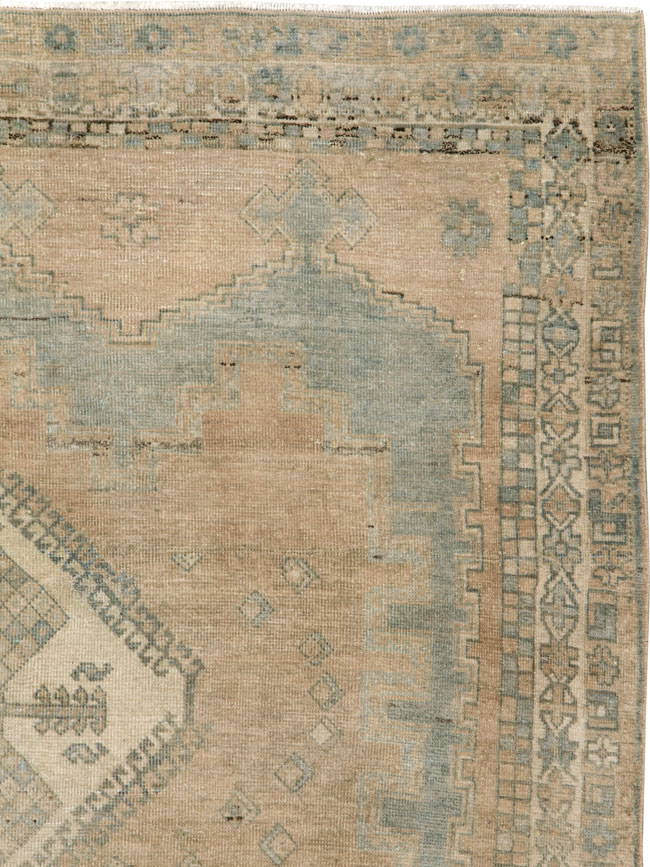 Vintage Persian Afshar Accent Rug, No.26971 - Gss