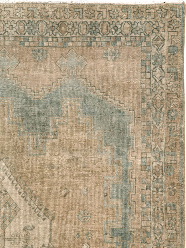 Vintage Persian Afshar Accent Rug, No.26971 - Gss