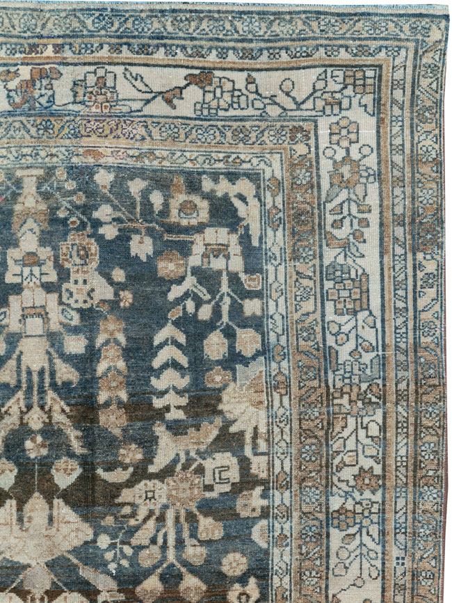 Antique Persian Malayer Wide Gallery Runner, No.26977 - Gss