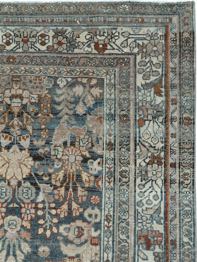 Antique Persian Malayer Wide Gallery Runner, No.26978 - Gss