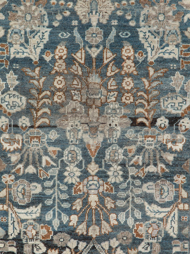 Antique Persian Malayer Wide Gallery Runner, No.26978 - Gss