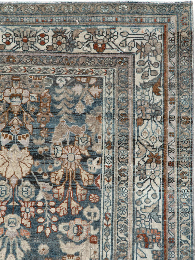 Antique Persian Malayer Wide Gallery Runner, No.26978 - Gss