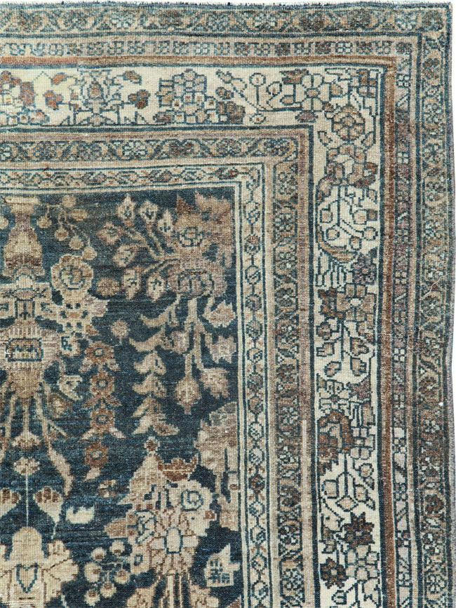 Antique Persian Malayer Wide Gallery Runner, No.26978 - Gss