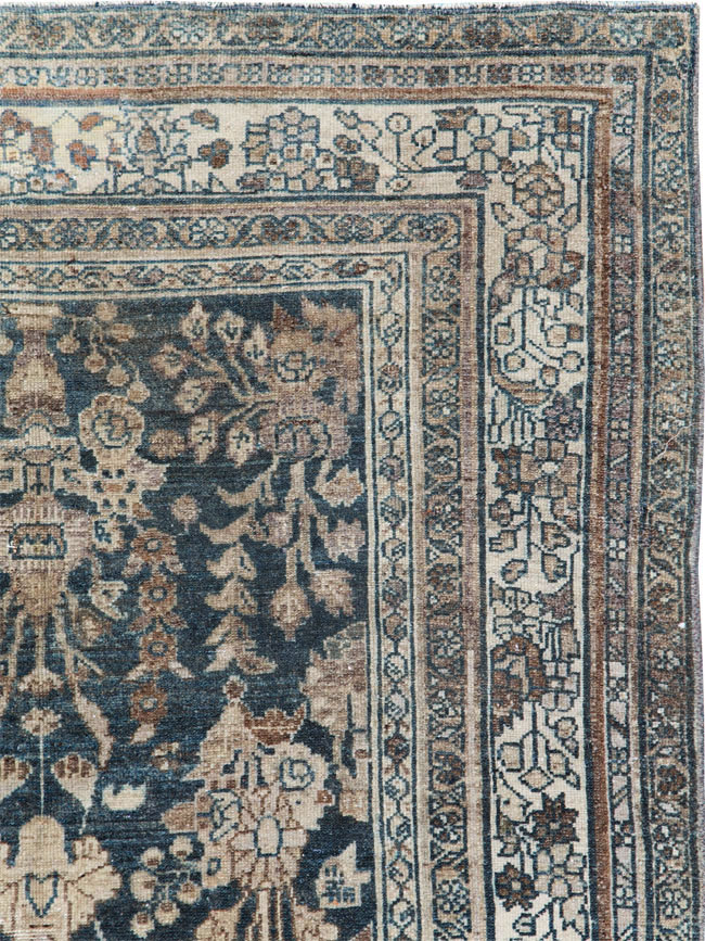 Antique Persian Malayer Wide Gallery Runner, No.26978 - Gss