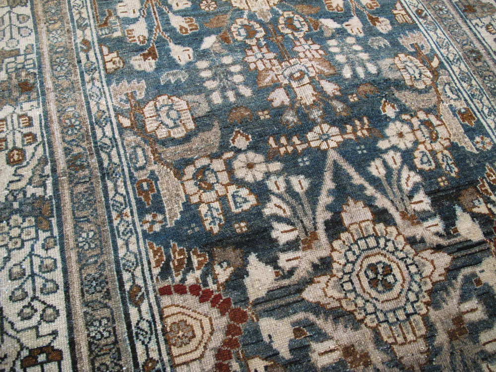Antique Persian Malayer Wide Gallery Runner, No.26978 - Gss