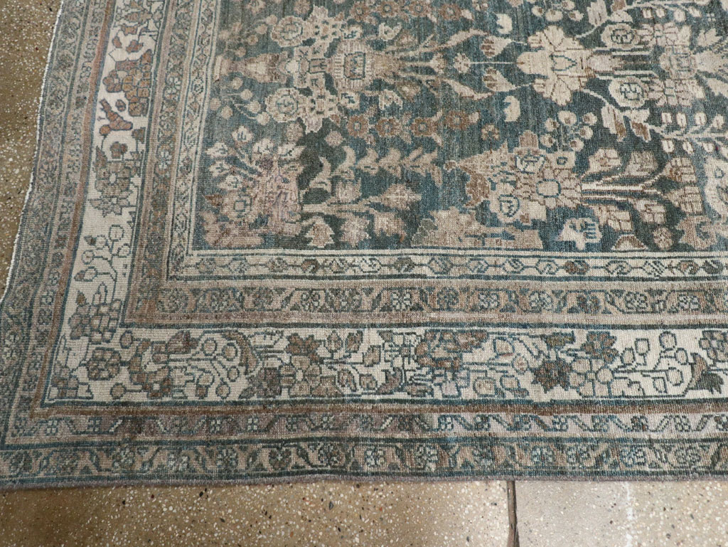 Antique Persian Malayer Wide Gallery Runner, No.26978 - Gss