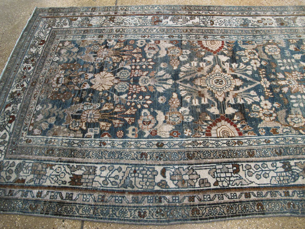 Antique Persian Malayer Wide Gallery Runner, No.26978 - Gss
