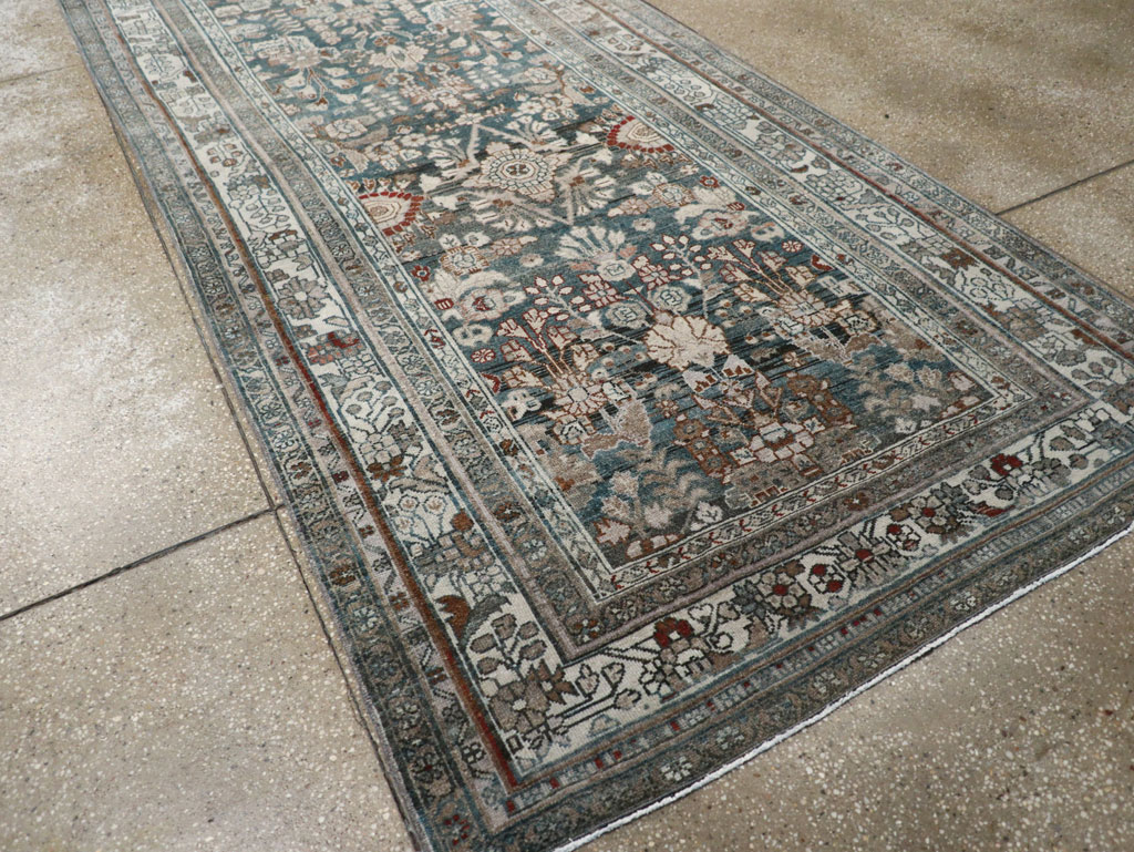 Antique Persian Malayer Wide Gallery Runner, No.26978 - Gss