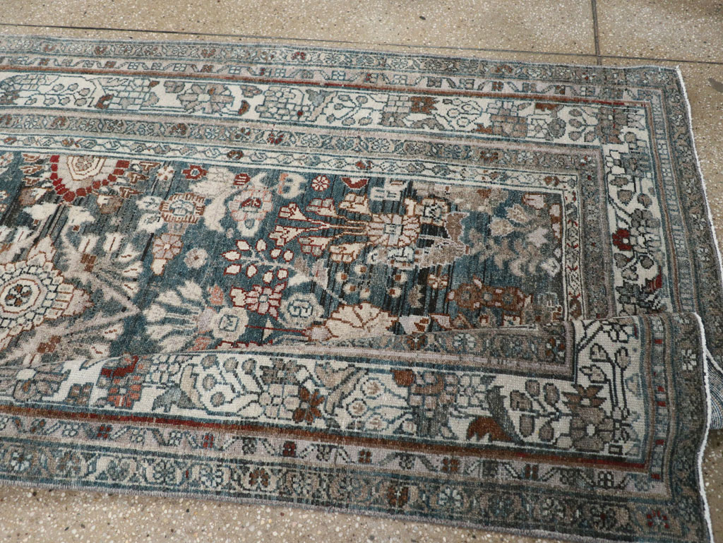 Antique Persian Malayer Wide Gallery Runner, No.26978 - Gss