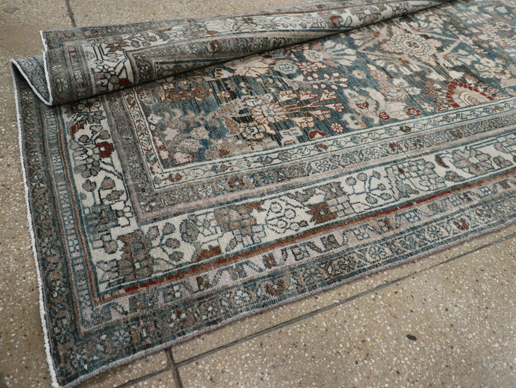 Antique Persian Malayer Wide Gallery Runner, No.26978 - Gss