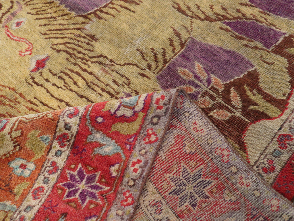 Vintage Anatolian Pictorial Rug, No.26981 - Gss