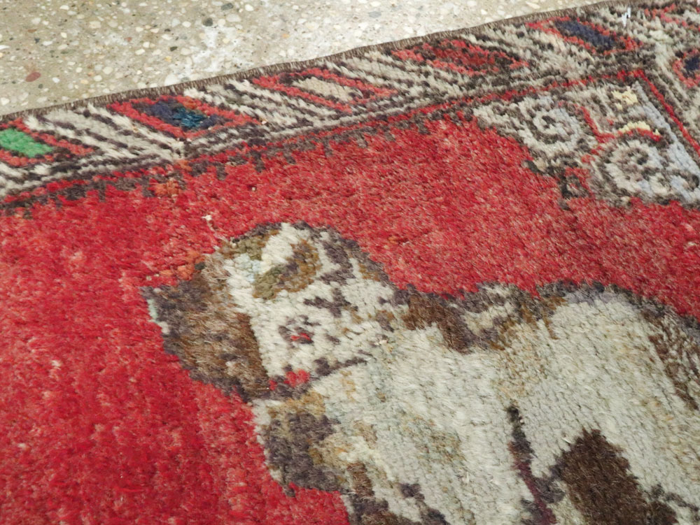 Vintage Turkish Anatolian Pictorial Rug, No.26987 - Gss