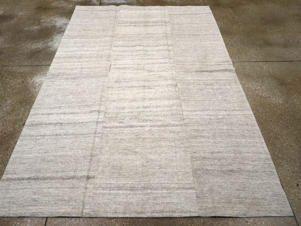 Vintage Turkish Flatweave Kilim Accent Rug, No.27011 - Gss