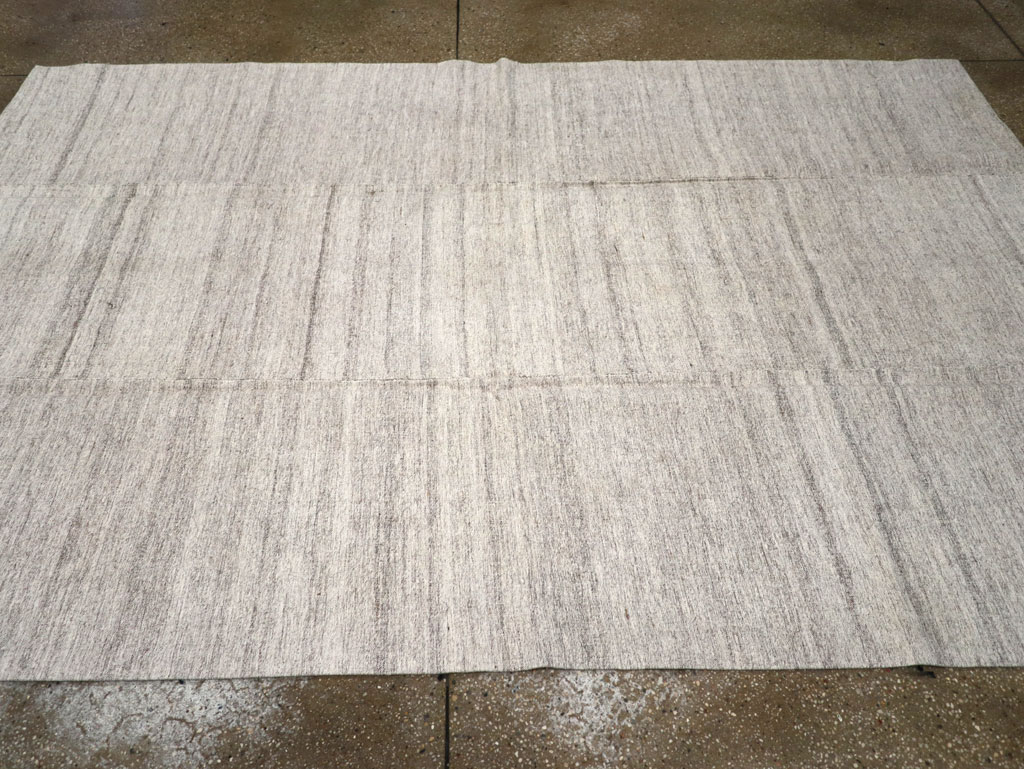 Vintage Turkish Flatweave Kilim Accent Rug, No.27011 - Gss