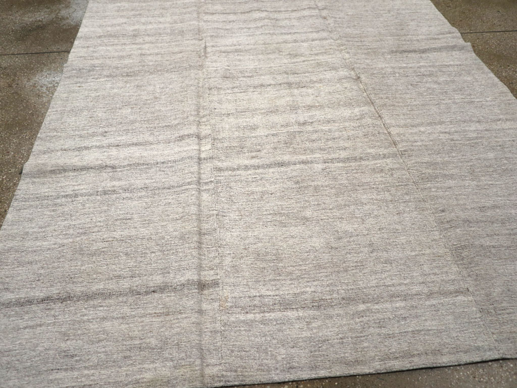 Vintage Turkish Flatweave Kilim Accent Rug, No.27011 - Gss