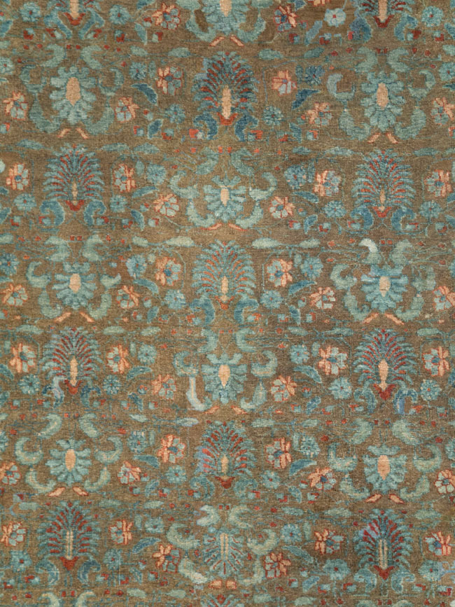 Antique Persian Tabriz Carpet, No.27022 - Gss
