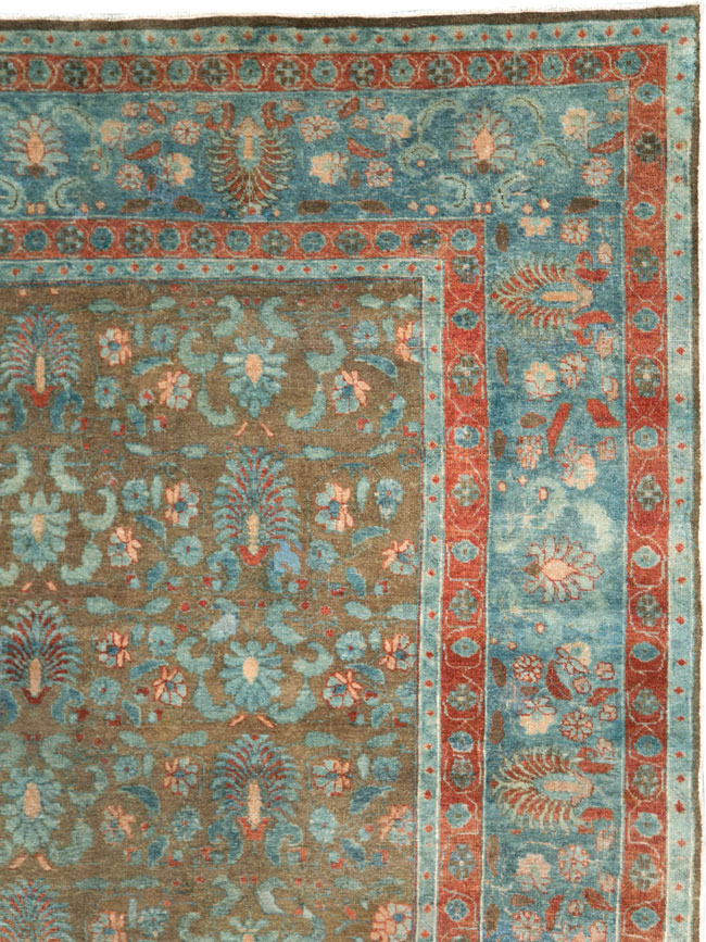 Antique Persian Tabriz Carpet, No.27022 - Gss