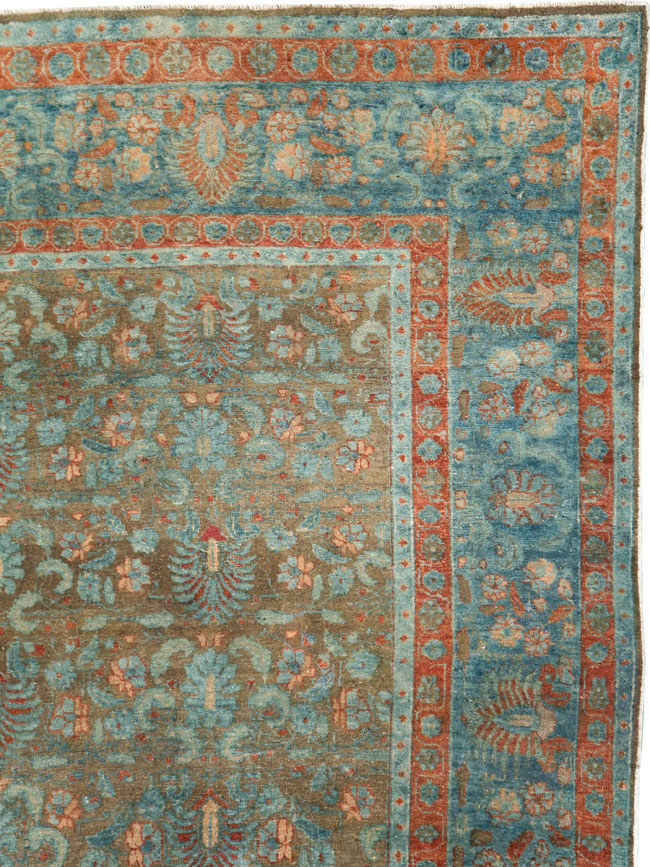Antique Persian Tabriz Carpet, No.27022 - Gss