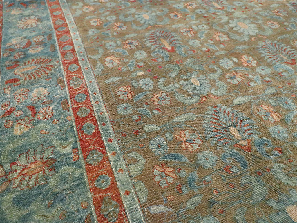 Antique Persian Tabriz Carpet, No.27022 - Gss