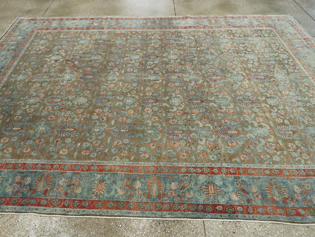 Antique Persian Tabriz Carpet, No.27022 - Gss