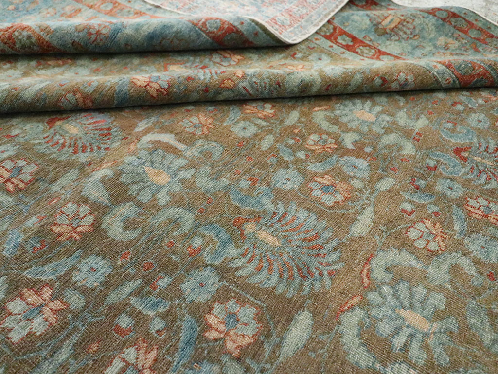 Antique Persian Tabriz Carpet, No.27022 - Gss