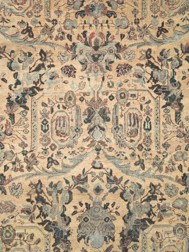 Antique Persian Mahal Carpet, No.27026 - Gss
