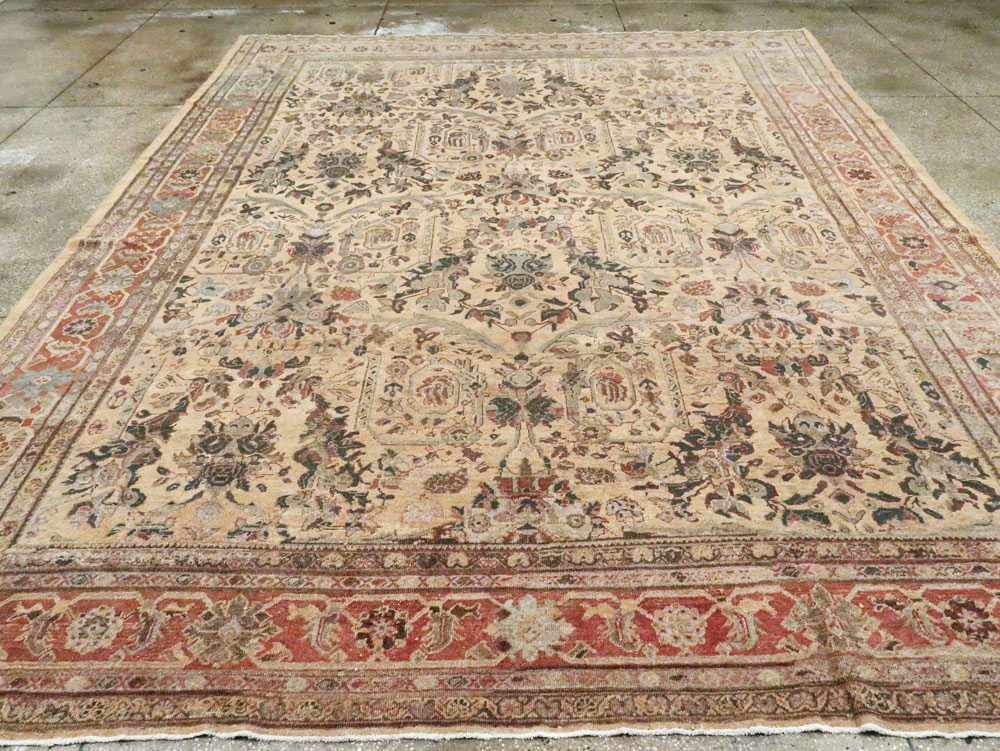 Antique Persian Mahal Carpet, No.27026 - Gss