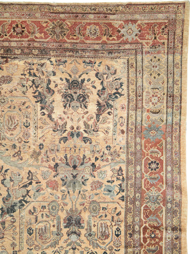 Antique Persian Mahal Carpet, No.27026 - Gss