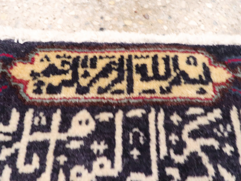 Vintage Persian Tabriz Pictorial Rug, No.27040 - Gss