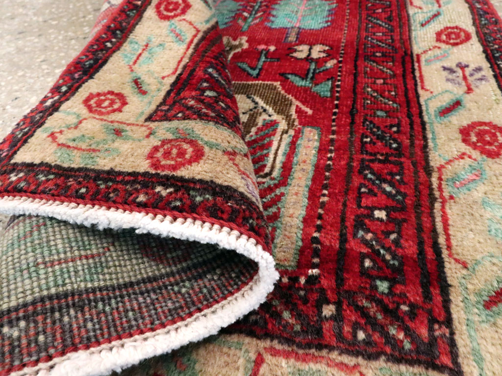 Vintage Central Asian Pictorial Turkoman Throw Rug (Pair: 1 of 2), No.27049 - Gss